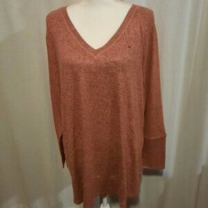 NEW Maurices Plus Size Pink Pullover Sweater 2X